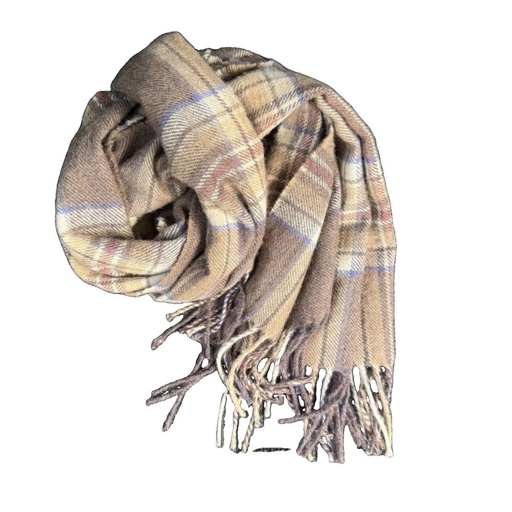 Glencroft 100% Cashmere Scarf | Made in Britain Plaid